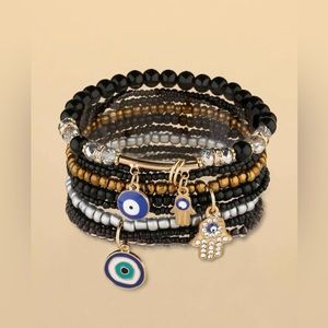 GORGEOUS Evil Eye Protection Bracelet Sets